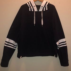 Forever 21 lightweight hoodie navy blue sailor